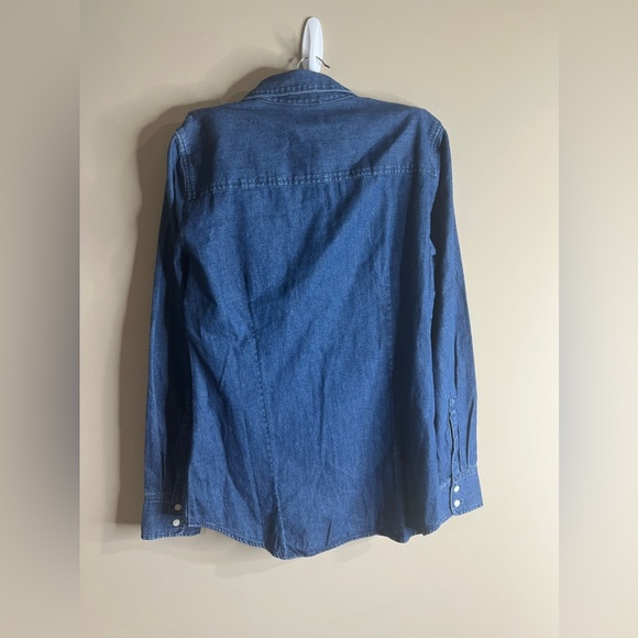 NWT J crew women’s fitted denim button down size xs - Picture 8 of 9